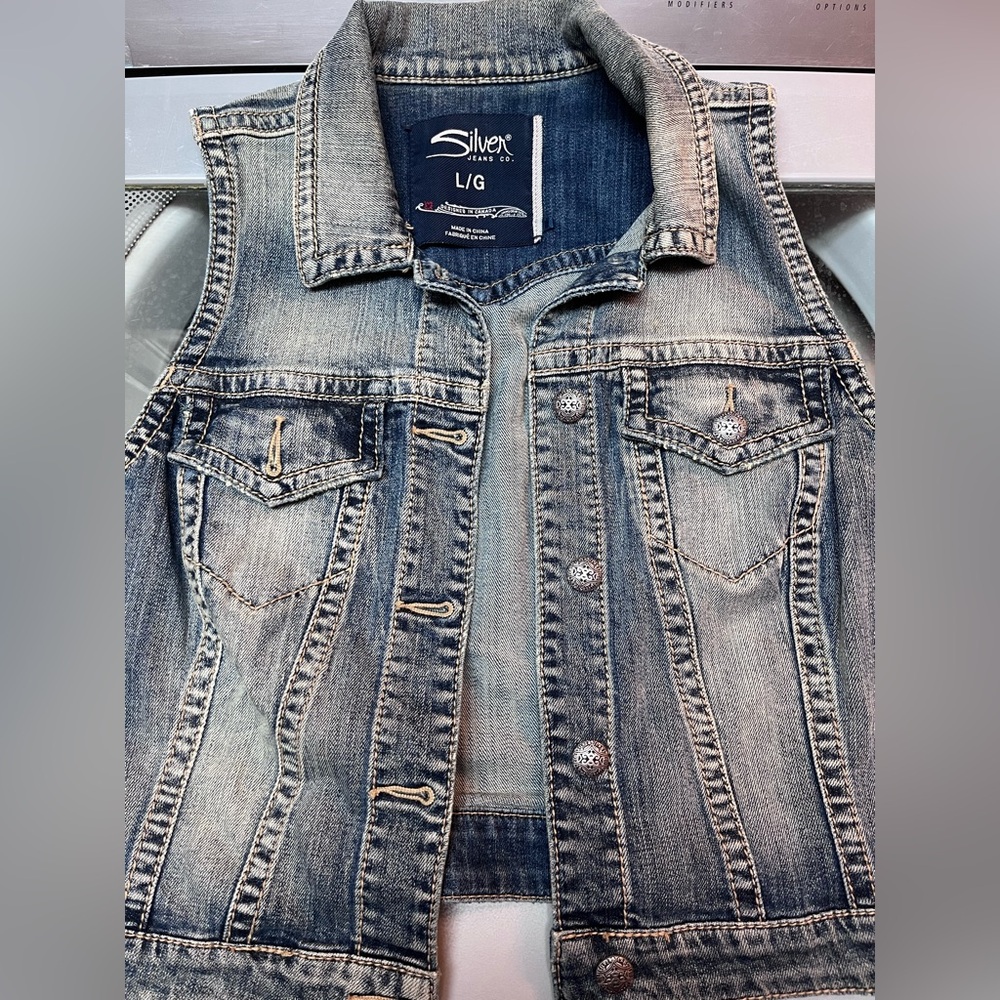 Denim vest